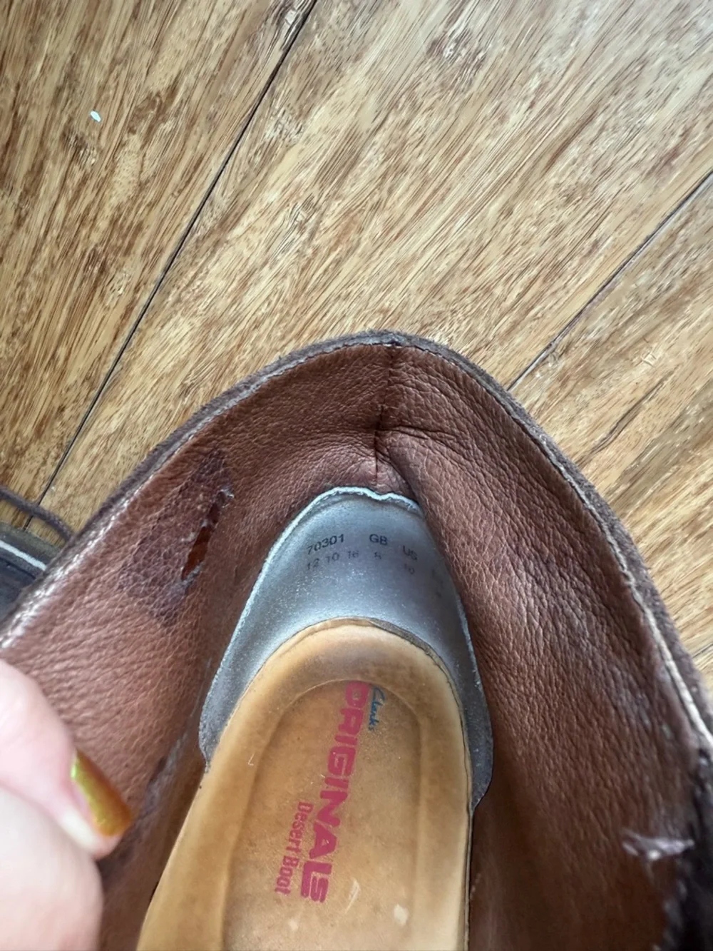 Clark’s Brown Suede Desert Boots
